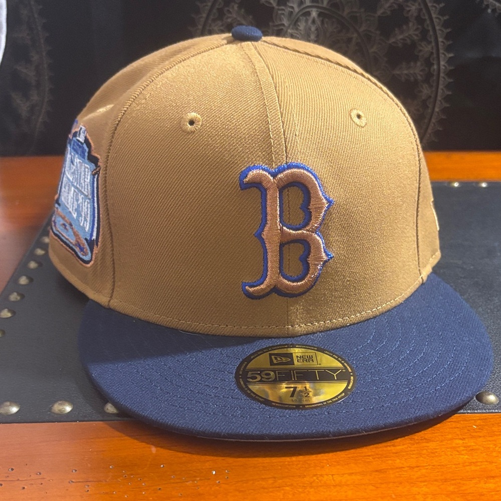 New Era Tan and Navy Hat